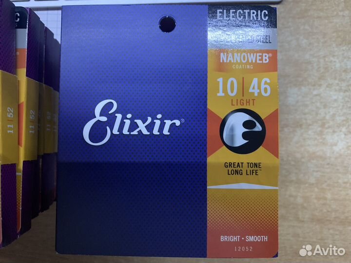 Струны elixir для электро, акустки, бас гитары