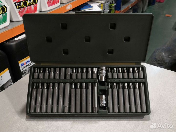 Набор вставок Torx, Spline, Hex 3/8 40 пр