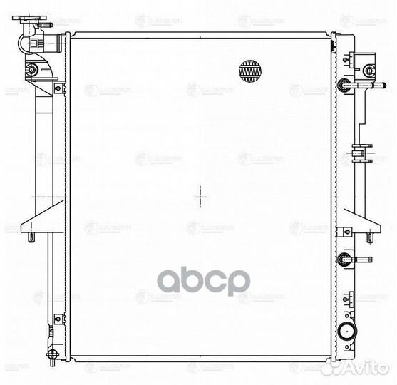 Радиатор охл. для а/м Mitsubishi Pajero Sport L