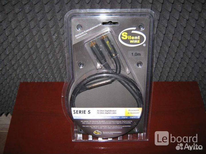 Silent Wire Serie 5 Digital Audio cable 1.0m новый