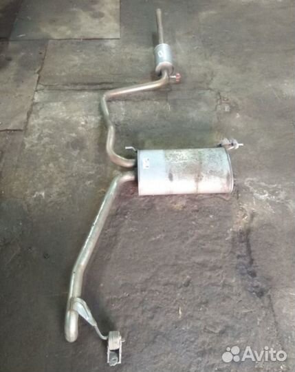 Глушитель на skoda octavia A7 Fl 1,6 в сборе