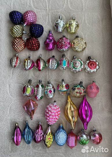 Елочные игрушки СССР