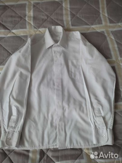 Рубашка белая школьная на мальчика