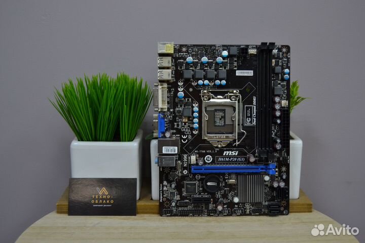 Мат плата MSI H61M-P20 (G3) (s1155)