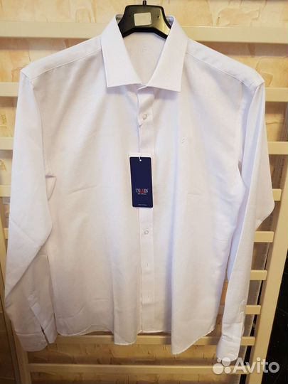 Школьный жилет и рубашка для мальчика р.164