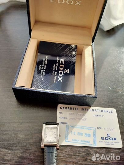 Швейцарские часы edox