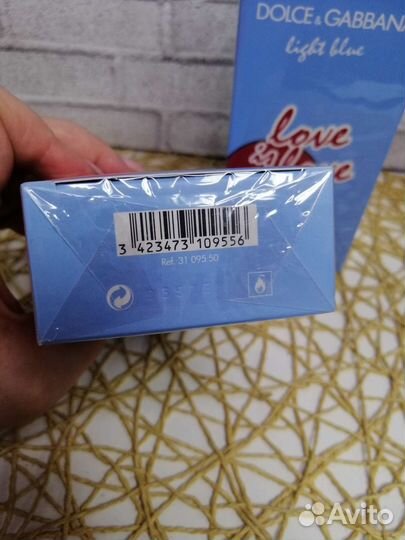 Туалетная вода D&GLight Blue Love is Love 100 мл