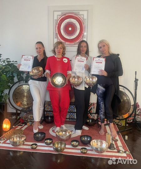 Обучение Основы звукотерапии Поющие Чаши Гонг