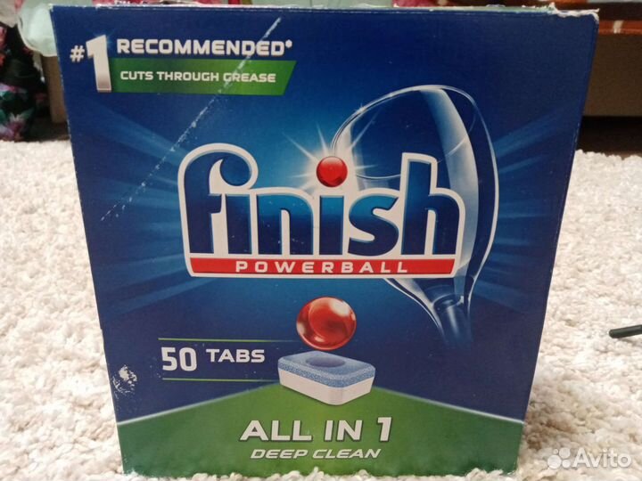 Таблетки для посудомоечных машин финиш
