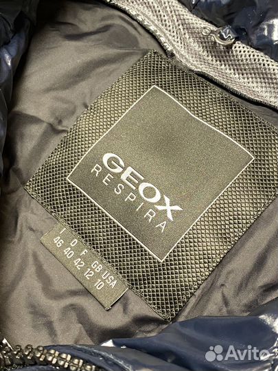 Глянцевый пуховик Geox оригинал