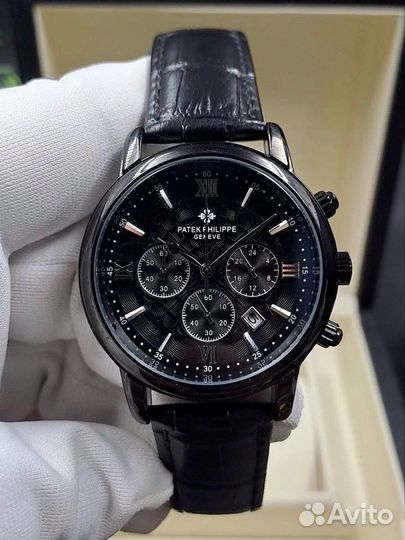 Мужские часы Patek Philippe Black (Всё активно)