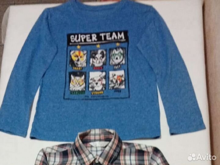 Рубашка для мальчика 122 128