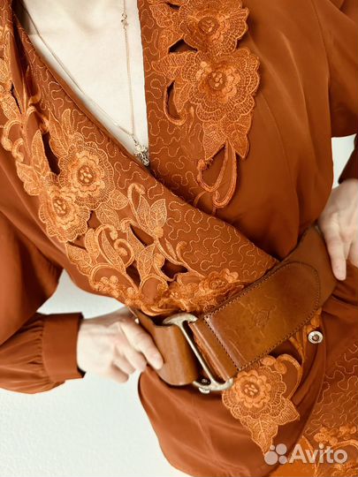 Винтажная блузка женская