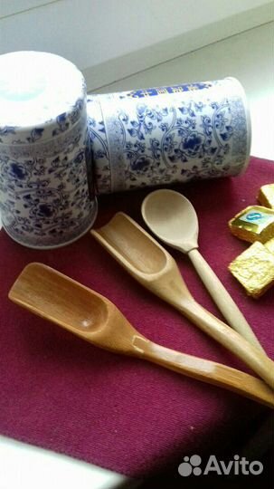 Совочек из бамбука для чая