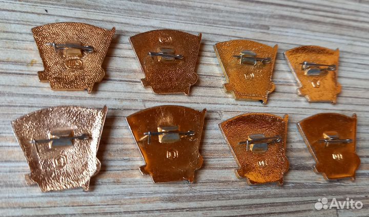 Значки комсомол Ленин ударник СССР