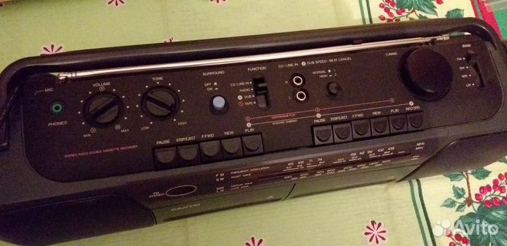 Магнитофон Sanyo новый