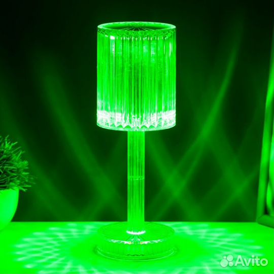 Настольная лампа с пду 'Джус' LED 16 цветов RGB USB 8,5x8,5x25 см risalux