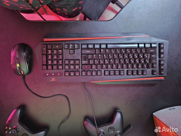 Клавиатура проводная ZET gaming и Мышь проводная A