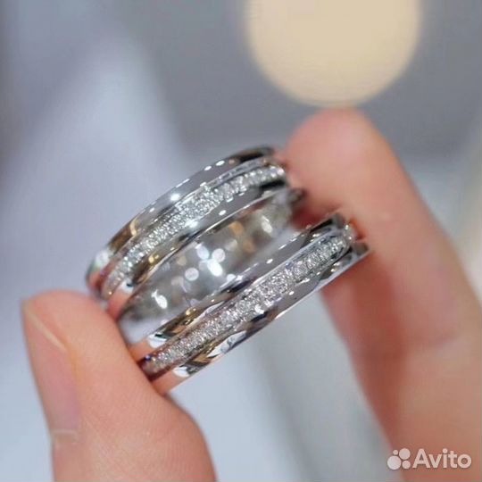 Булгари кольцо с бриллиантами 0,45 ct