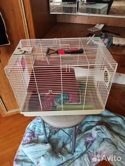 Клетка для грызунов с лабиринтом