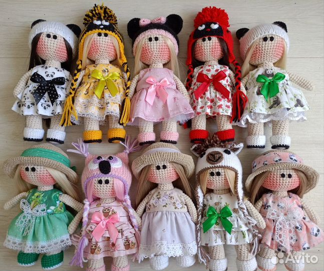 Вязанные куклы