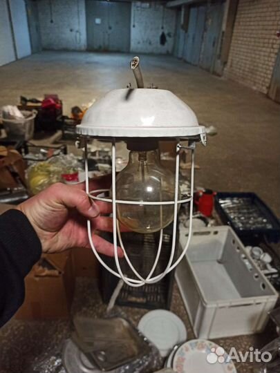 Светильник подвесной в стиле лофт с лампой эдисона