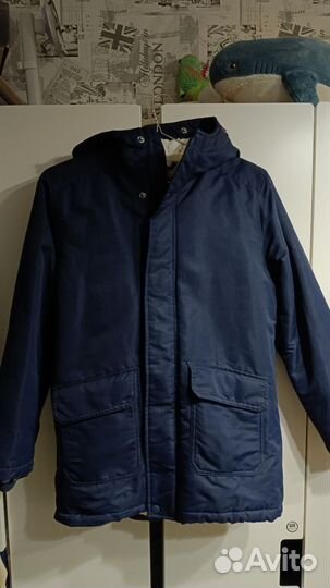 Куртка и парка зимняя для мальчика 140