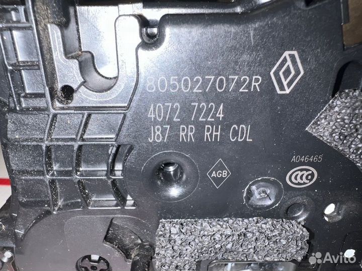 Замок двери Renault Kaptur H5 2.0 F4R410 2017