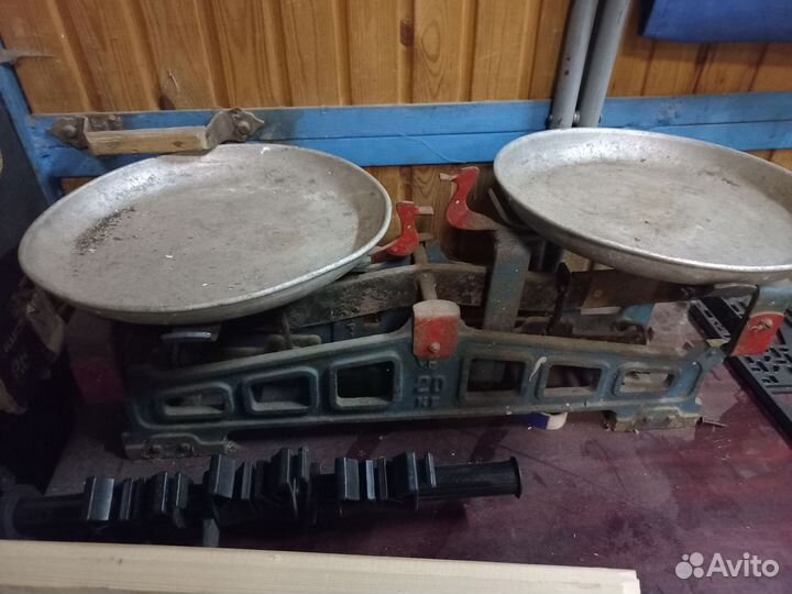 Весы торговые СССР с гирькамм