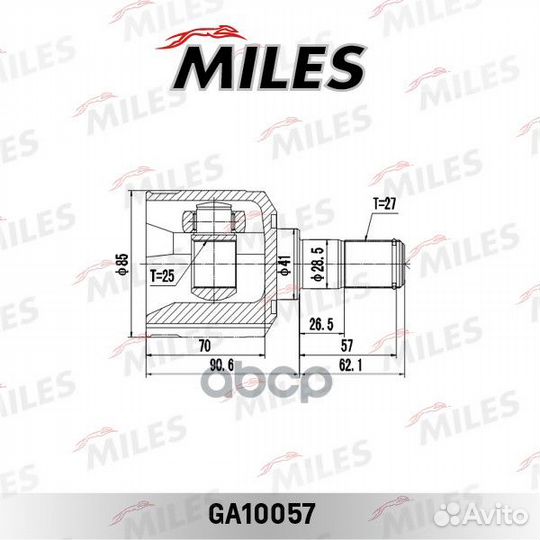 ШРУС hyundai sonata EF IV/KIA magentis 2.0 99-05