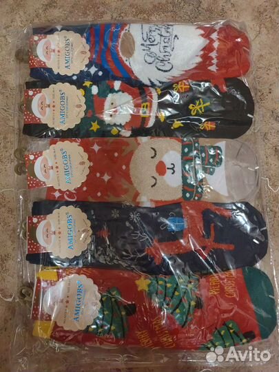 Новогодние носки