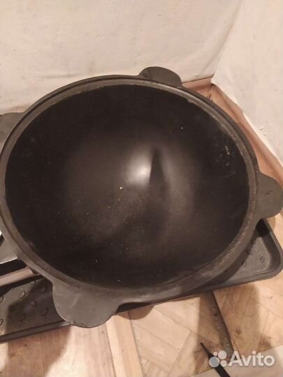 Казан чугунный 10л и шумовка