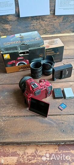 Nikon D5500 Объектив YN50mm F 1.8N
