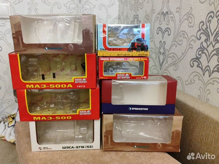 Коробочки от моделей наш автопром, деагостини