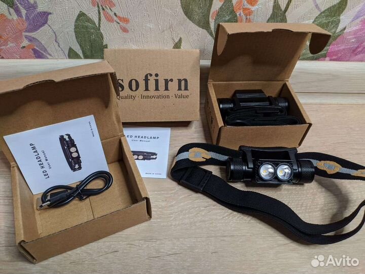 Налобные фонари Wurkkos/Sofirn с АКБ новые