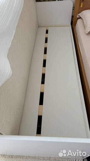 Кровать детская, белая, дсп