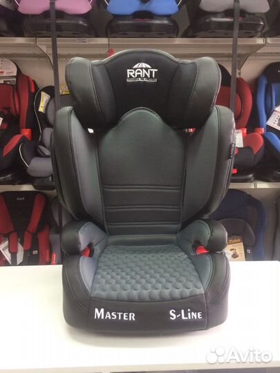 Автокресло детское 15-36кг изофикс Rant Master gre