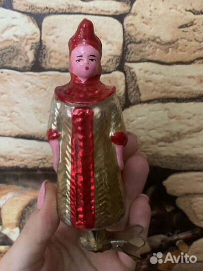 Елочные игрушки царица, царевна, весна, бабариха