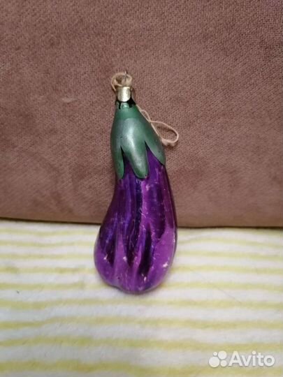 Ёлочная игрушка Баклажан СССР