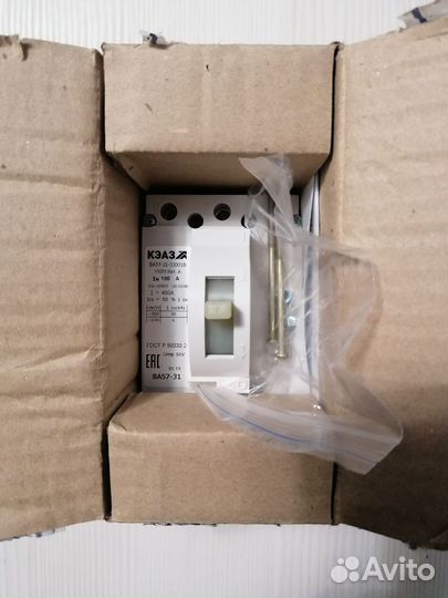 Автоматический выключатель 100а