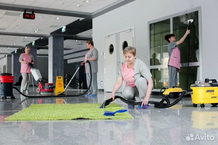 Уборка торговых центров, уборка ЖК, ТЦ