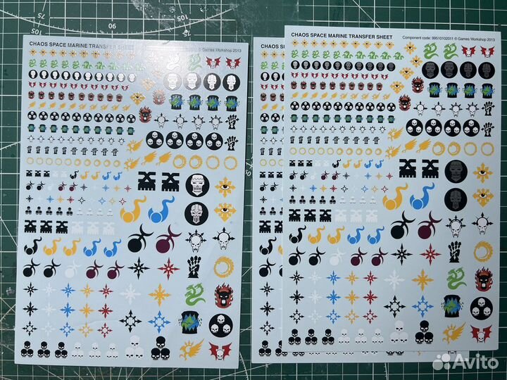 Декали Chaos Space Marine
