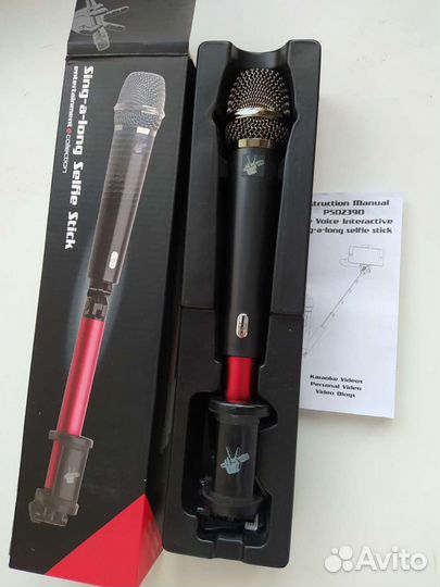 Сэлфи палка микрофон selfie stick