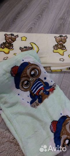 Плед велюровый тонкий