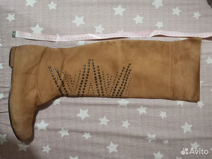 Сапоги ботфорты 38-39 размер