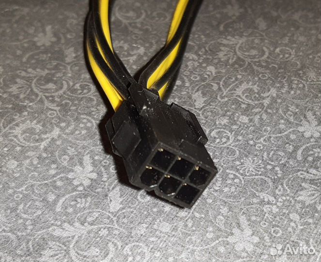 Переходник питания с 6 пин на 2*8 пин