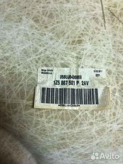 Потолок на Skoda Octavia a5