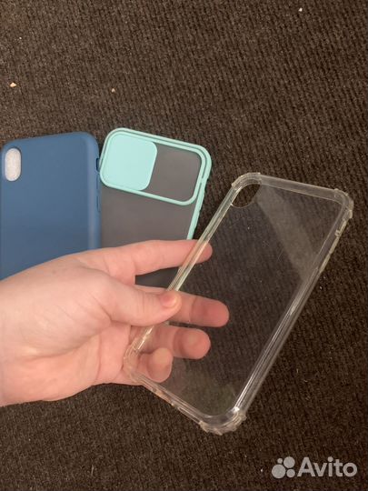 Чехлы+стекло на iPhone XR+Плёнка