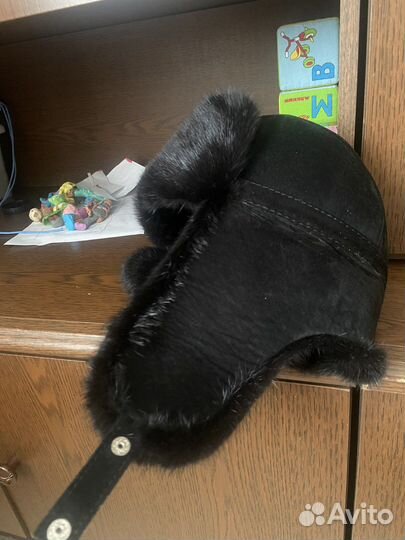 Норковая шапка мужская ушанка класичесская