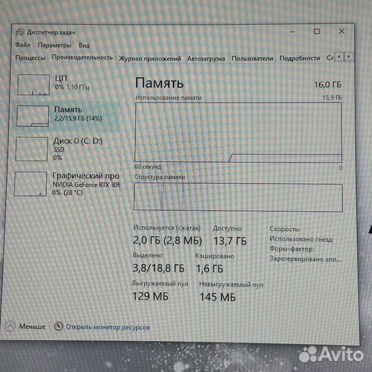 Игровой Компьютер I5 11400F/RTX 3060/16Gb/Ssd 1Tb